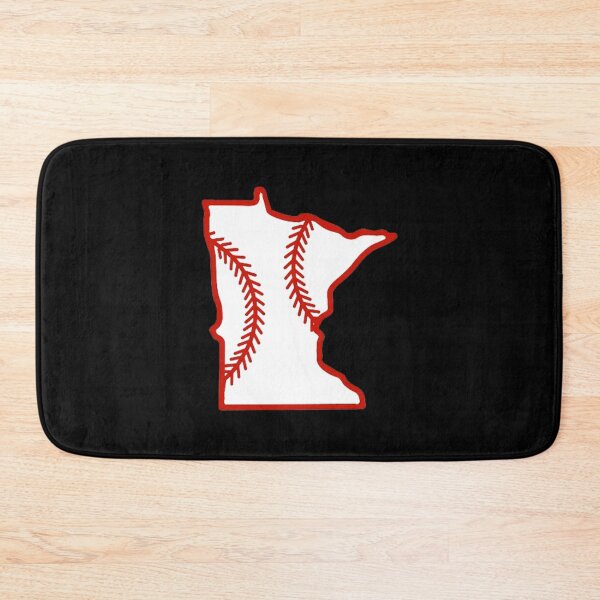 Item preview, Minnesota State Outline Baseball Stitch designed and sold by US States Merch.