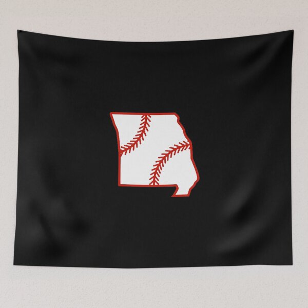Item preview, Missouri State Outline Baseball Stitch designed and sold by US States Merch.