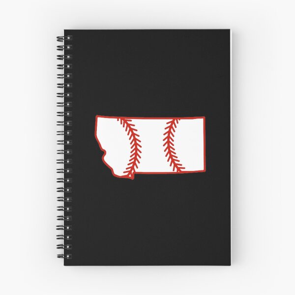 Item preview, Montana State Outline Baseball Stitch designed and sold by US States Merch.
