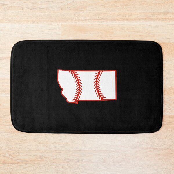 Item preview, Montana State Outline Baseball Stitch designed and sold by US States Merch.