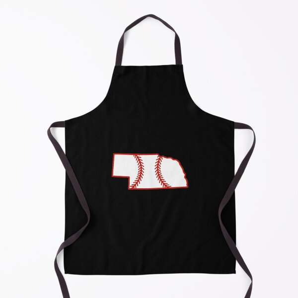 Item preview, Nebraska State Outline Baseball Stitch designed and sold by US States Merch.
