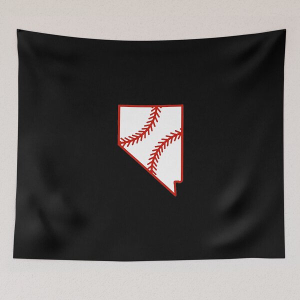Item preview, Nevada State Outline Baseball Stitch designed and sold by US States Merch.