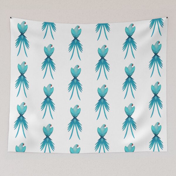 Item preview, Male Blue Indian Ringneck  designed and sold by BourkiiBoutique.