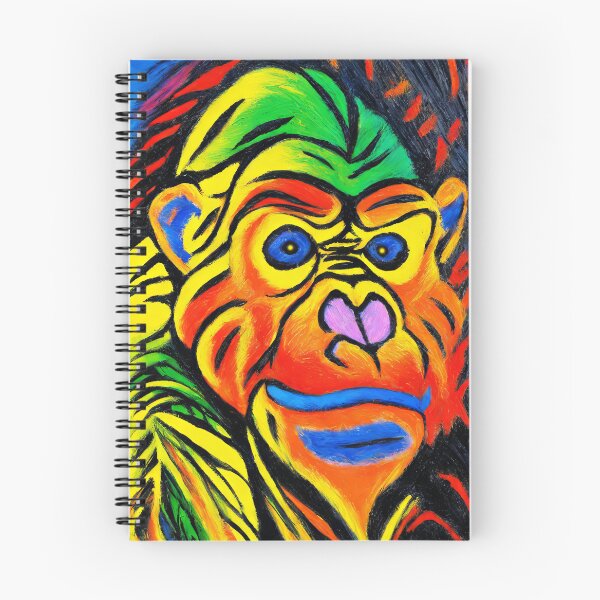 Item preview, Neon colourful ape designed and sold by mariapor97.