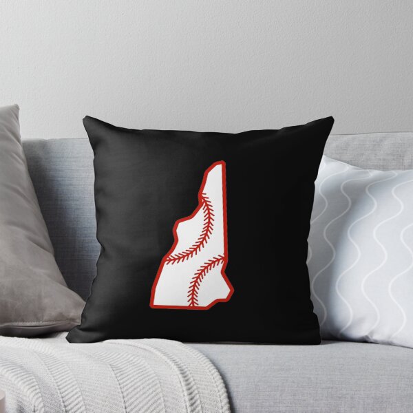 Item preview, New Hampshire State Outline Baseball Stitch designed and sold by US States Merch.