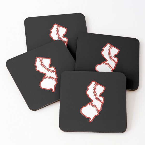 Item preview, New Jersey State Outline Baseball Stitch designed and sold by US States Merch.