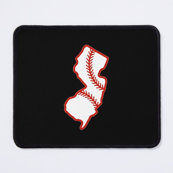 Item preview, New Jersey State Outline Baseball Stitch designed and sold by US States Merch.