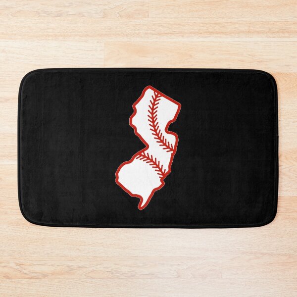 Item preview, New Jersey State Outline Baseball Stitch designed and sold by US States Merch.