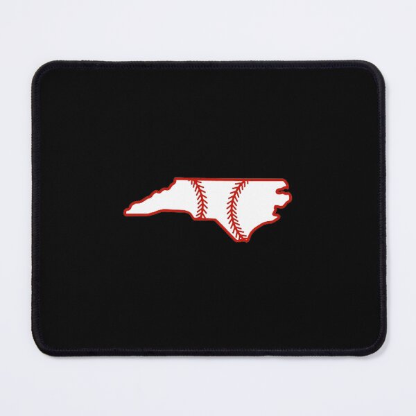 Item preview, North Carolina State Outline Baseball Stitch designed and sold by US States Merch.