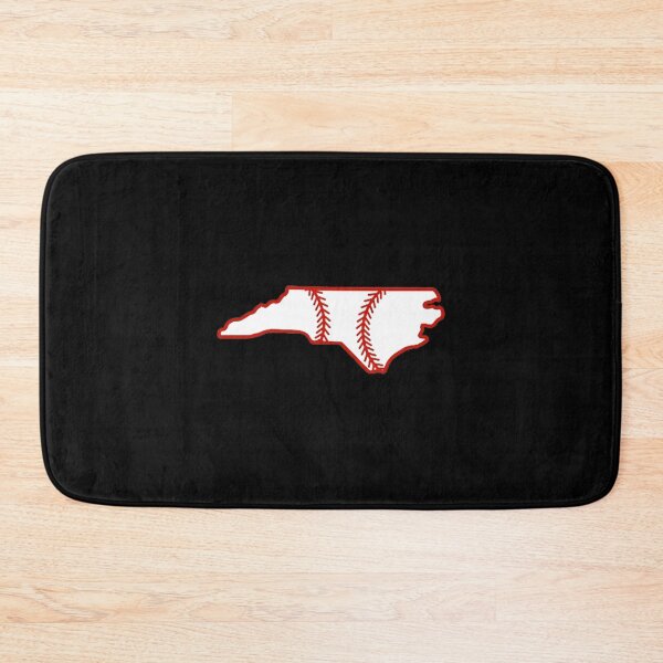 Item preview, North Carolina State Outline Baseball Stitch designed and sold by US States Merch.