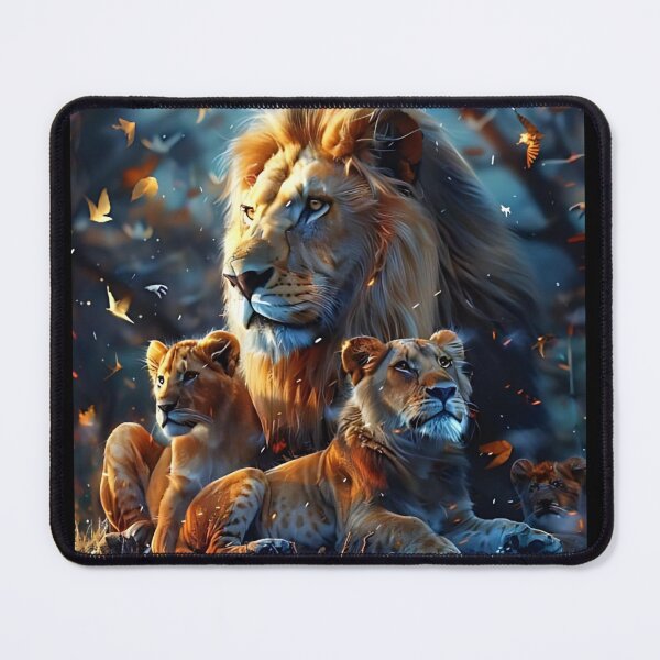 Item preview, Lion Family in the Forest l designed and sold by LeahArts159.