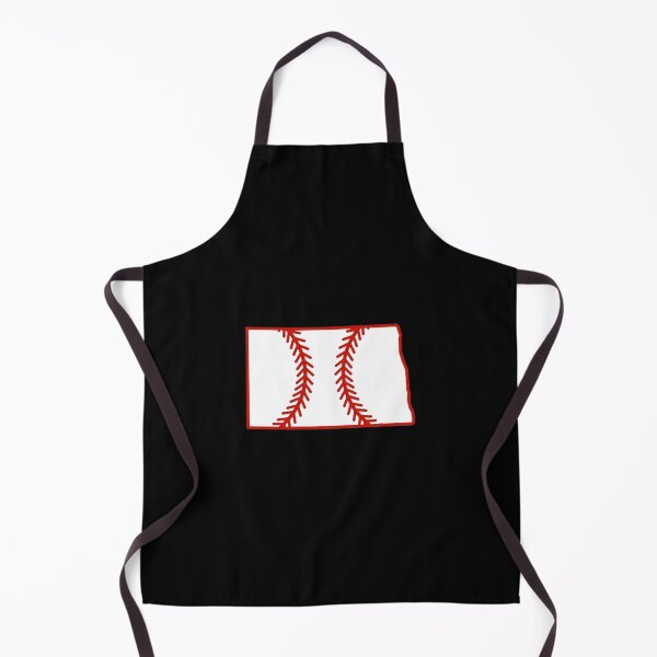 Item preview, North Dakota State Outline Baseball Stitch designed and sold by US States Merch.