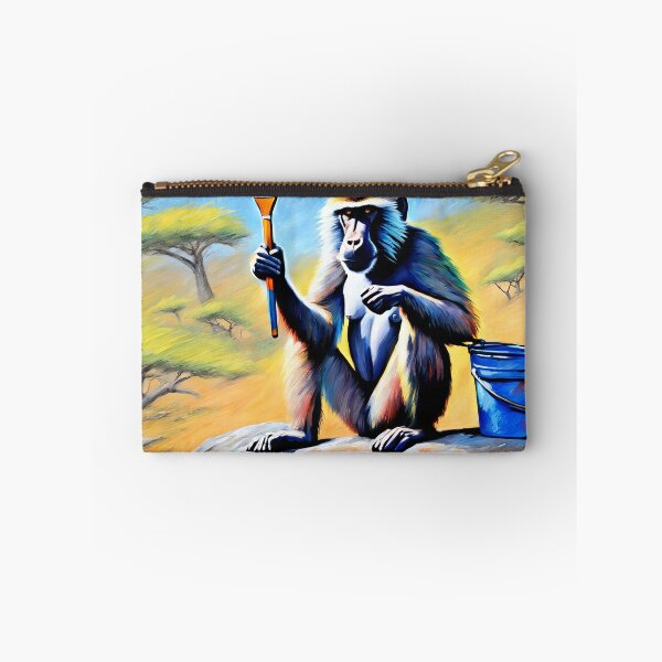Item preview, Ape with paint brush designed and sold by mariapor97.