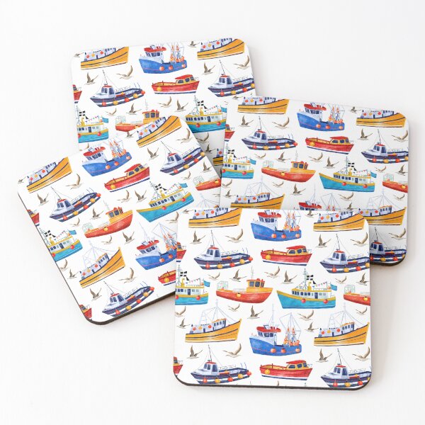 Item preview, Cornish Fishing Boats designed and sold by SarahWhittle.