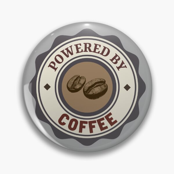 Artikelvorschau, „Powered by Coffee“-Typografie entworfen und verkauft von trepiu.