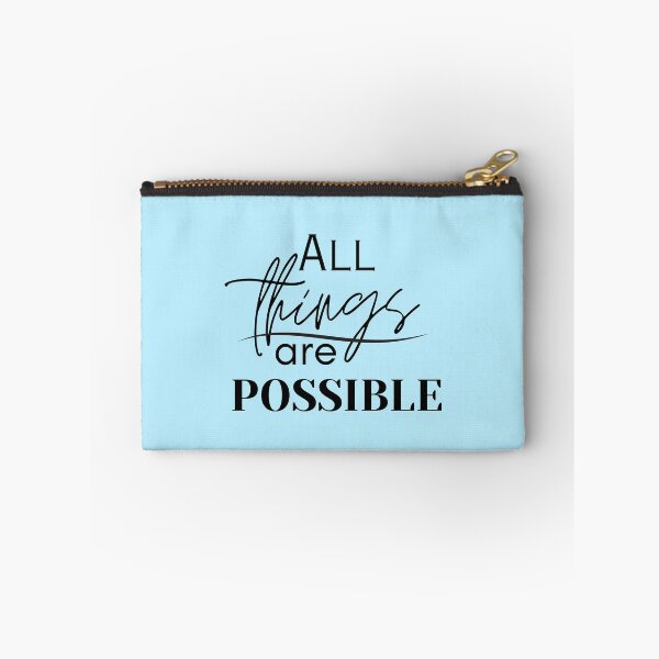 Item preview, All Things are Possible, Bible Verse ,Christian Gospel Quotes, Inspirational  Christian Woman Design, designed and sold by mattlee20.