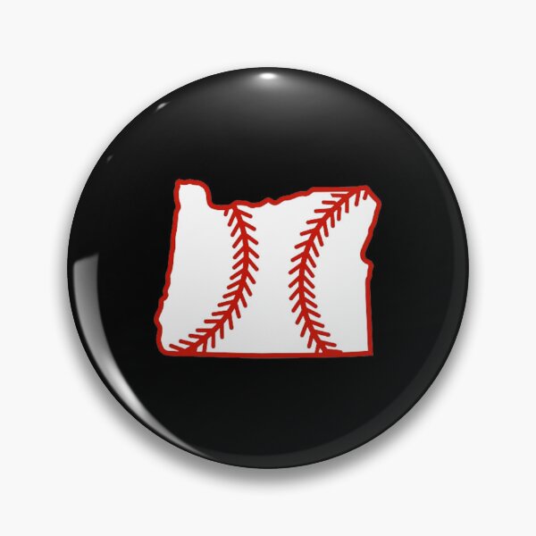 Item preview, Oregon State Outline Baseball Stitch designed and sold by US States Merch.