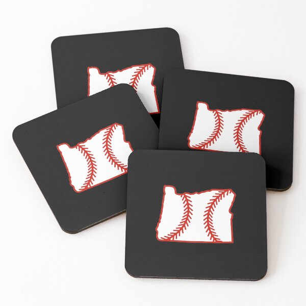 Item preview, Oregon State Outline Baseball Stitch designed and sold by US States Merch.