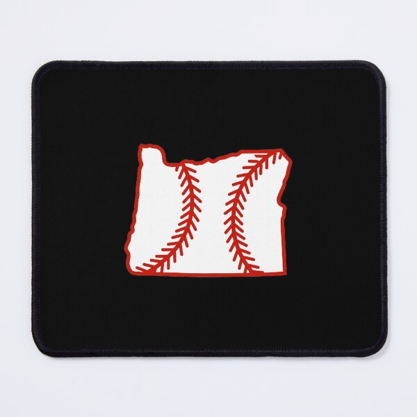Item preview, Oregon State Outline Baseball Stitch designed and sold by US States Merch.