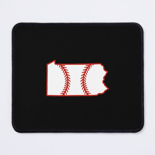 Item preview, Pennsylvania State Outline Baseball Stitch designed and sold by US States Merch.