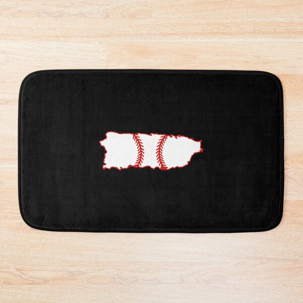 Item preview, Puerto Rico State Outline Baseball Stitch designed and sold by US States Merch.