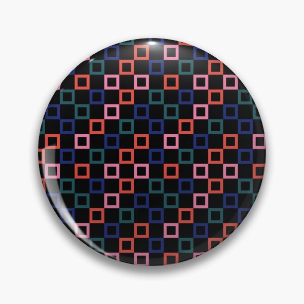 Item preview, Retro Boxes Print Pattern Orange Blue Pink Green designed and sold by VioletsnPansies.