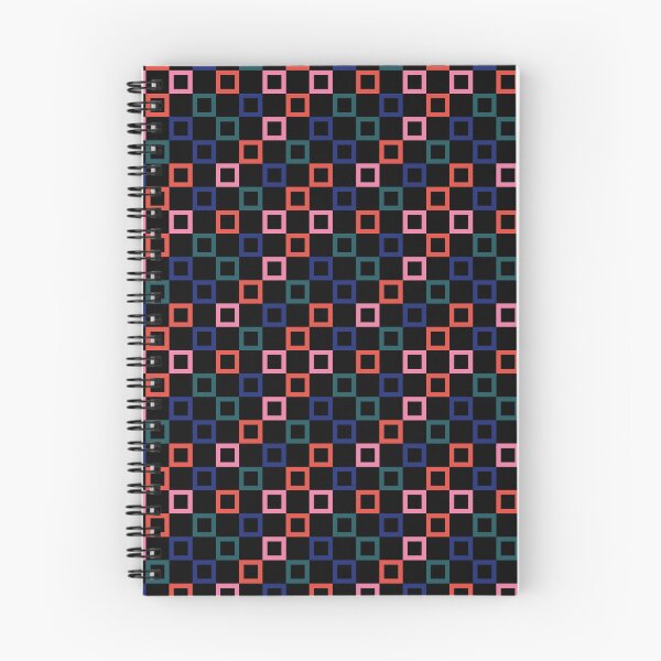 Item preview, Retro Boxes Print Pattern Orange Blue Pink Green designed and sold by VioletsnPansies.