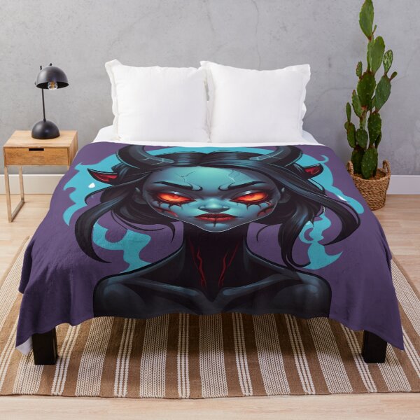 Item preview, Blue Skin Demon Lady designed and sold by MadnessEnvelope.