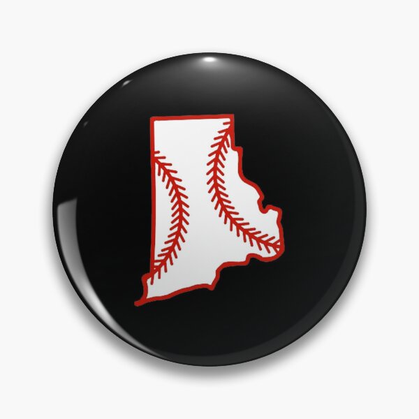 Item preview, Rhode Island State Outline Baseball Stitch designed and sold by US States Merch.