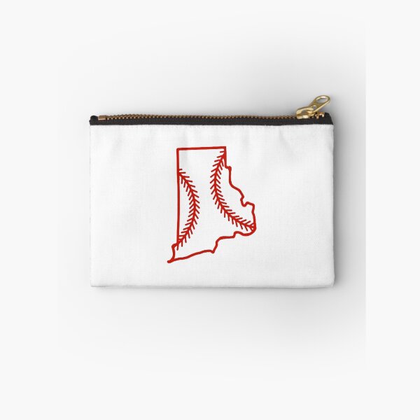 Item preview, Rhode Island State Outline Baseball Stitch designed and sold by US States Merch.