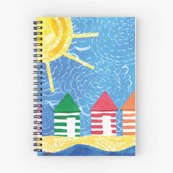 Artikelvorschau, Strandhütten an einem sonnigen Tag entworfen und verkauft von CSheehanArt.