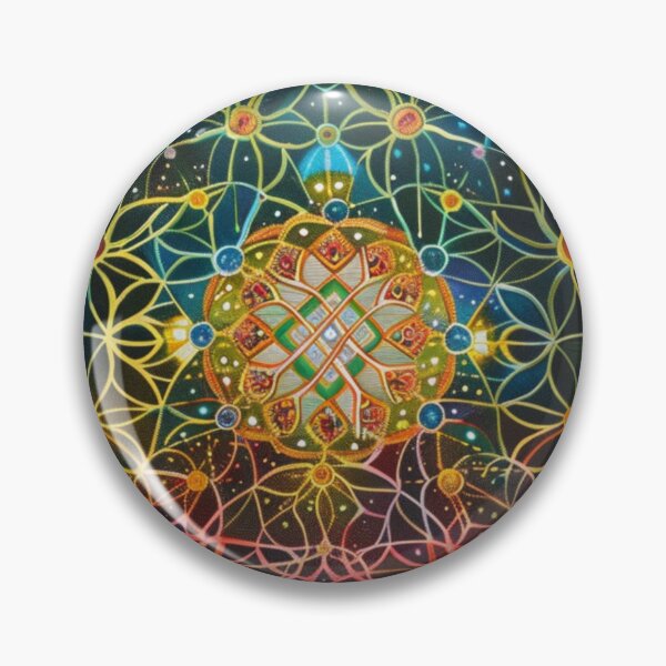 Item preview, Sacred Geometry Abstract Art designed and sold by Obsidian Ink by Wilshire.