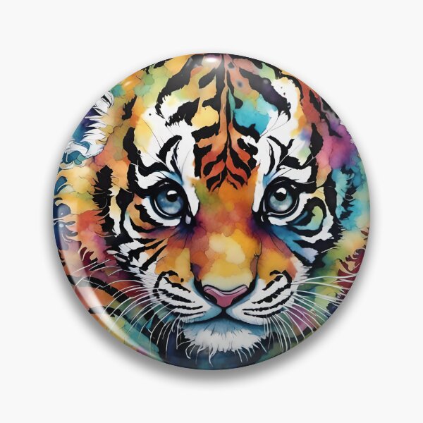 Artikelvorschau, Tye Dye Tiger entworfen und verkauft von BeeTheArtCo.