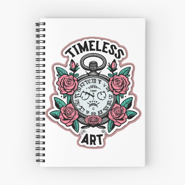 Item preview, Timeless Art Vintage Pocket Watch Tattoo designed and sold by NiftyWrx.
