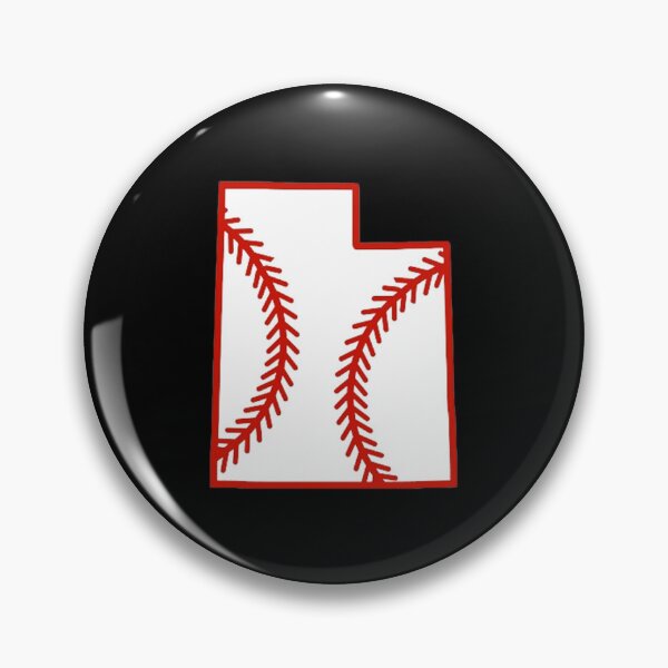Item preview, Utah State Outline Baseball Stitch designed and sold by US States Merch.