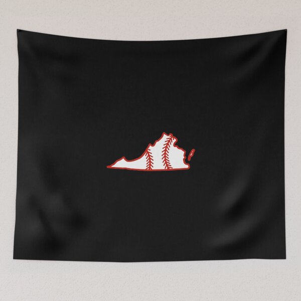 Item preview, Virginia State Outline Baseball Stitch designed and sold by US States Merch.