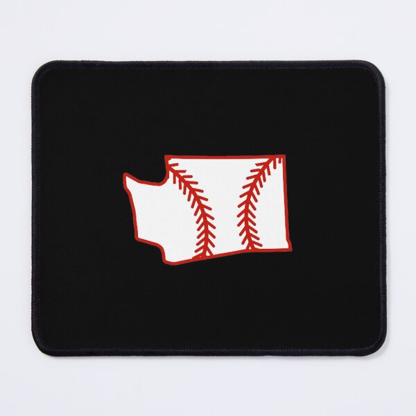Item preview, Washington State Outline Baseball Stitch designed and sold by US States Merch.