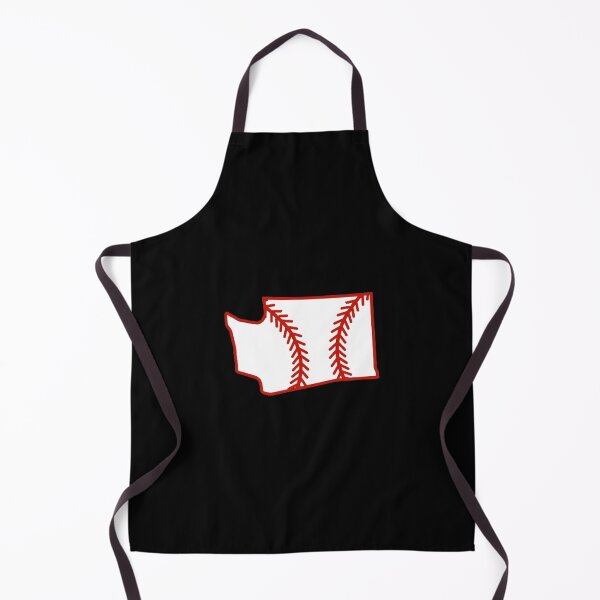 Item preview, Washington State Outline Baseball Stitch designed and sold by US States Merch.