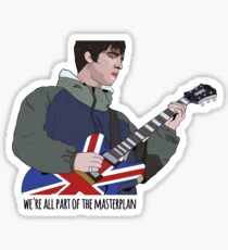 Oasis - Noel Gallagher Art (an der Maine Road) Sticker