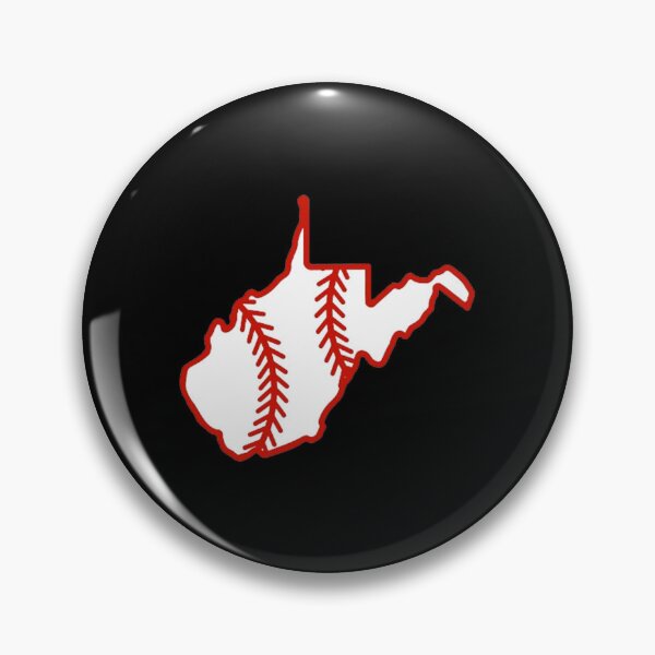 Item preview, West Virginia State Outline Baseball Stitch designed and sold by US States Merch.