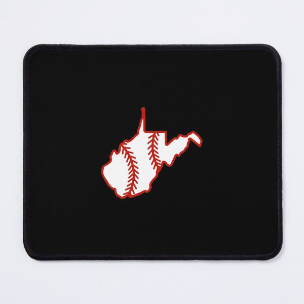 Item preview, West Virginia State Outline Baseball Stitch designed and sold by US States Merch.
