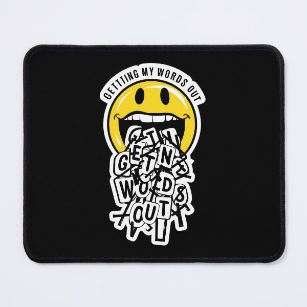 Item preview, Getting My Words Out Emoji Design designed and sold by Taans-Creation.