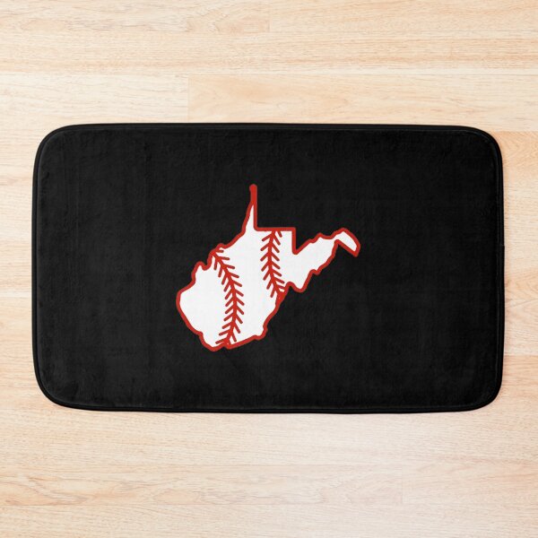 Item preview, West Virginia State Outline Baseball Stitch designed and sold by US States Merch.
