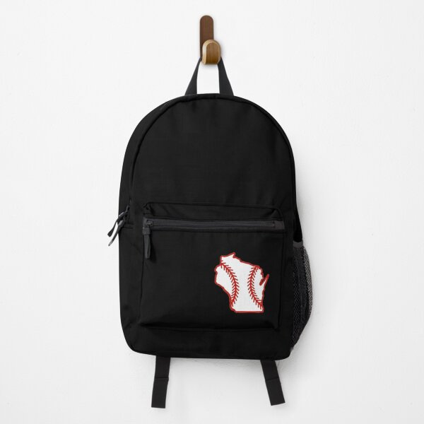 Item preview, Wisconsin State Outline Baseball Stitch designed and sold by US States Merch.