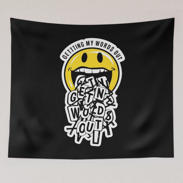 Item preview, Getting My Words Out Emoji Design designed and sold by Taans-Creation.