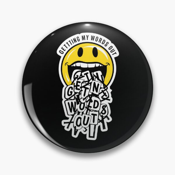 Item preview, Getting My Words Out Emoji Design designed and sold by Taans-Creation.