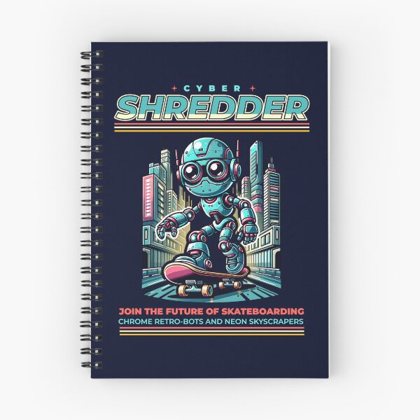 Artikelvorschau, Roboter-Skateboarden entworfen und verkauft von RockBeeDesigns.