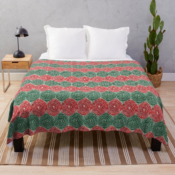 Item preview, Indian style hippy tie dye green red white designed and sold by SmarterThingz.