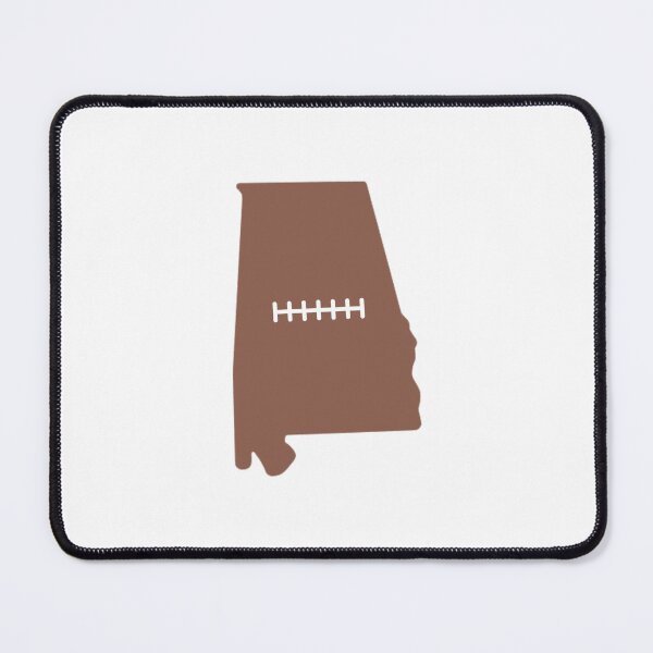 Item preview, Alabama State Outline Football Stitch designed and sold by US States Merch.