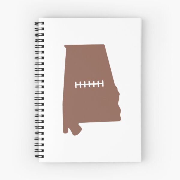 Item preview, Alabama State Outline Football Stitch designed and sold by US States Merch.